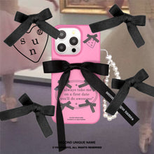 Load image into Gallery viewer, SECOND UNIQUE NAME Ballet Ribbon Case Black