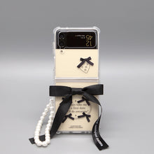 Load image into Gallery viewer, SECOND UNIQUE NAME Clear Ballet Ribbon Black (Z FLIP)