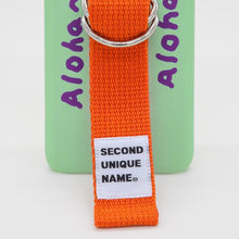 Load image into Gallery viewer, SECOND UNIQUE NAME Sun Case Patina Green Orange(word)
