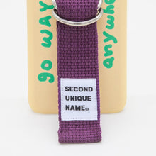 Load image into Gallery viewer, SECOND UNIQUE NAME Sun Case Almond Oil Deep Purple(word)