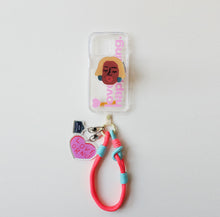 Load image into Gallery viewer, MCRN Finger Tab+Hand Strap Cherry Mint Set