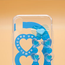 Load image into Gallery viewer, SECOND UNIQUE NAME Sun Case Heart Bubble Light Blue
