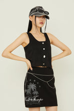 Load image into Gallery viewer, TARGETTO Candy Sleeveless Cardigan Black (IVE LIZ's pick)