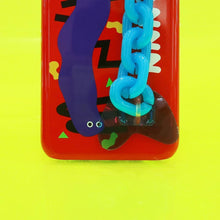 Load image into Gallery viewer, SECOND UNIQUE NAME Sun Case Neon Chain Red