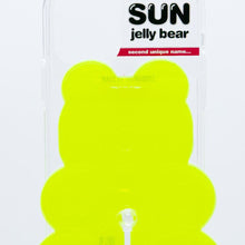 Load image into Gallery viewer, SECOND UNIQUE NAME SUN CASE CLEAR JELLY BEAR LIME