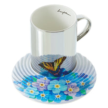 Load image into Gallery viewer, LUYCHO On Flowers Series Tiger Butterfly (Tall Cup 350ml)