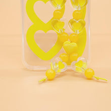 Load image into Gallery viewer, SECOND UNIQUE NAME Sun Case Heart Bubble Yellow