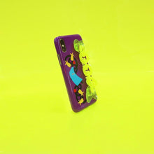 Load image into Gallery viewer, SECOND UNIQUE NAME Sun Case Neon Chain Purple