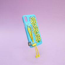 Load image into Gallery viewer, SECOND UNIQUE NAME Sun Case String Glossy Light Blue Fressia