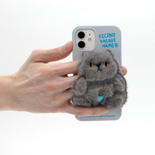 Load image into Gallery viewer, SECOND UNIQUE NAME Sun Case Patch Fur Cat Light Gray