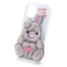 Load image into Gallery viewer, SECOND UNIQUE NAME Sun Case Patch Fur Rabbit Nose White