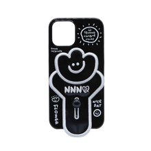 Load image into Gallery viewer, SECOND UNIQUE NAME Sun Case Flower Patch Black