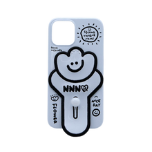 Load image into Gallery viewer, SECOND UNIQUE NAME Sun Case Flower Patch White