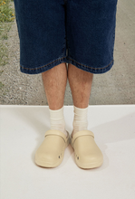 Load image into Gallery viewer, 23.65 Bisbee Rubber Mules Camel Butter