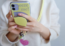 Load image into Gallery viewer, MCRN Finger Tab+Phone Shoulder Strap Long Lemon Set