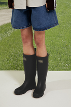 Load image into Gallery viewer, 23.65 Rain Boots Black
