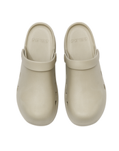 Load image into Gallery viewer, 23.65 Bisbee Rubber Mules Ecru