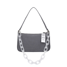 Load image into Gallery viewer, NIEEH Envelope Suede Leather Bag Gray (BLACKPINK JENNIE's pick)