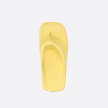 Load image into Gallery viewer, MULEBOY Square Z Flip Flop Yellow