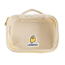 Load image into Gallery viewer, SECOND MORNING PVC Transparent Zipper Storage Bag Lemon