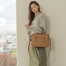 Load image into Gallery viewer, LOEKA Doto Tote Bag Brown