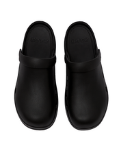 Load image into Gallery viewer, 23.65 Bisbee Rubber Mules Black