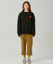 Load image into Gallery viewer, GRIMPER Shyly Heart Sweater Black