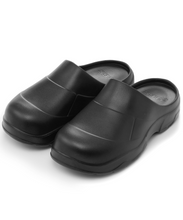 Load image into Gallery viewer, 23.65 Baguette Rubber Clogs Black