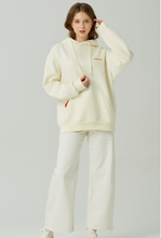 Load image into Gallery viewer, GRIMPER Shyly Heart Hoodie Creamy White