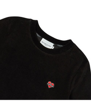 Load image into Gallery viewer, BEYOND CLOSET Women's Edition Nomantic Sports Velvet T-Shirt Black