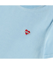 Load image into Gallery viewer, BEYOND CLOSET Women's Edition Nomantic Sports Velvet T-Shirt Sky Blue