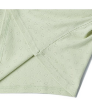 Load image into Gallery viewer, BEYOND CLOSET Women's Edition New Boy Pattern Crop T-Shirt Mint