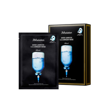 Load image into Gallery viewer, JM SOLUTION Water Luminous S.O.S Ringer Mask Black (10pcs)