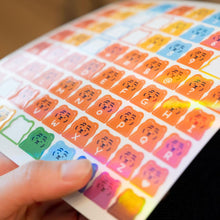 Load image into Gallery viewer, MUZIK TIGER ABC123 Hologram Removable Stickers