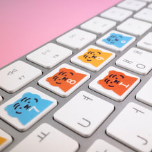 Load image into Gallery viewer, MUZIK TIGER ABC123 Hologram Removable Stickers