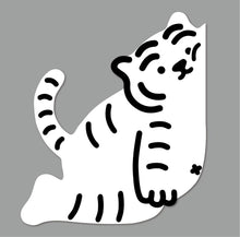 Load image into Gallery viewer, MUZIK TIGER It's OK White Tiger Big Removable Stickers