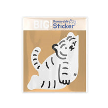 Load image into Gallery viewer, MUZIK TIGER It's OK White Tiger Big Removable Stickers