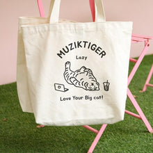 Load image into Gallery viewer, MUZIK TIGER Lazy Tiger Big Eco Bag