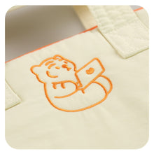 Load image into Gallery viewer, MUZIK TIGER Sitting Tiger Laptop/ Tablet Strap Pouch Ivory 3Sizes