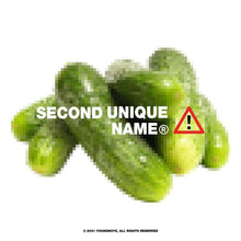 Load image into Gallery viewer, SECOND UNIQUE NAME Sun Case Graphic No Cucumber White