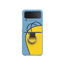 Load image into Gallery viewer, SLBS Eco Friends Homer Simpsons Phone Case with ring for Galaxy Z Flip 4