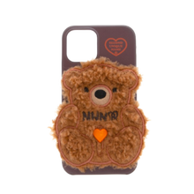 Load image into Gallery viewer, SECOND UNIQUE NAME Sun Case Patch Fleece Bear Maple Brown