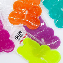 Load image into Gallery viewer, SECOND UNIQUE NAME SUN CASE CLEAR JELLY BEAR GREEN