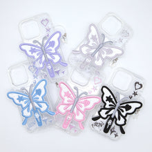 Load image into Gallery viewer, SECOND UNIQUE NAME Clear Patch Butterfly Blue