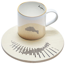 Load image into Gallery viewer, LUYCHO Locomotion Series The Flying Bird - Wooden Saucer (Short Cup 250ml)