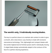 Load image into Gallery viewer, [Amazon Best Seller]LAZY SOCIETY Starter Kit + Cica Shaving Gel Frozen 250ml
