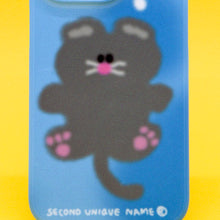 Load image into Gallery viewer, SECOND UNIQUE NAME Cat with Mouse Graphic Phone Case
