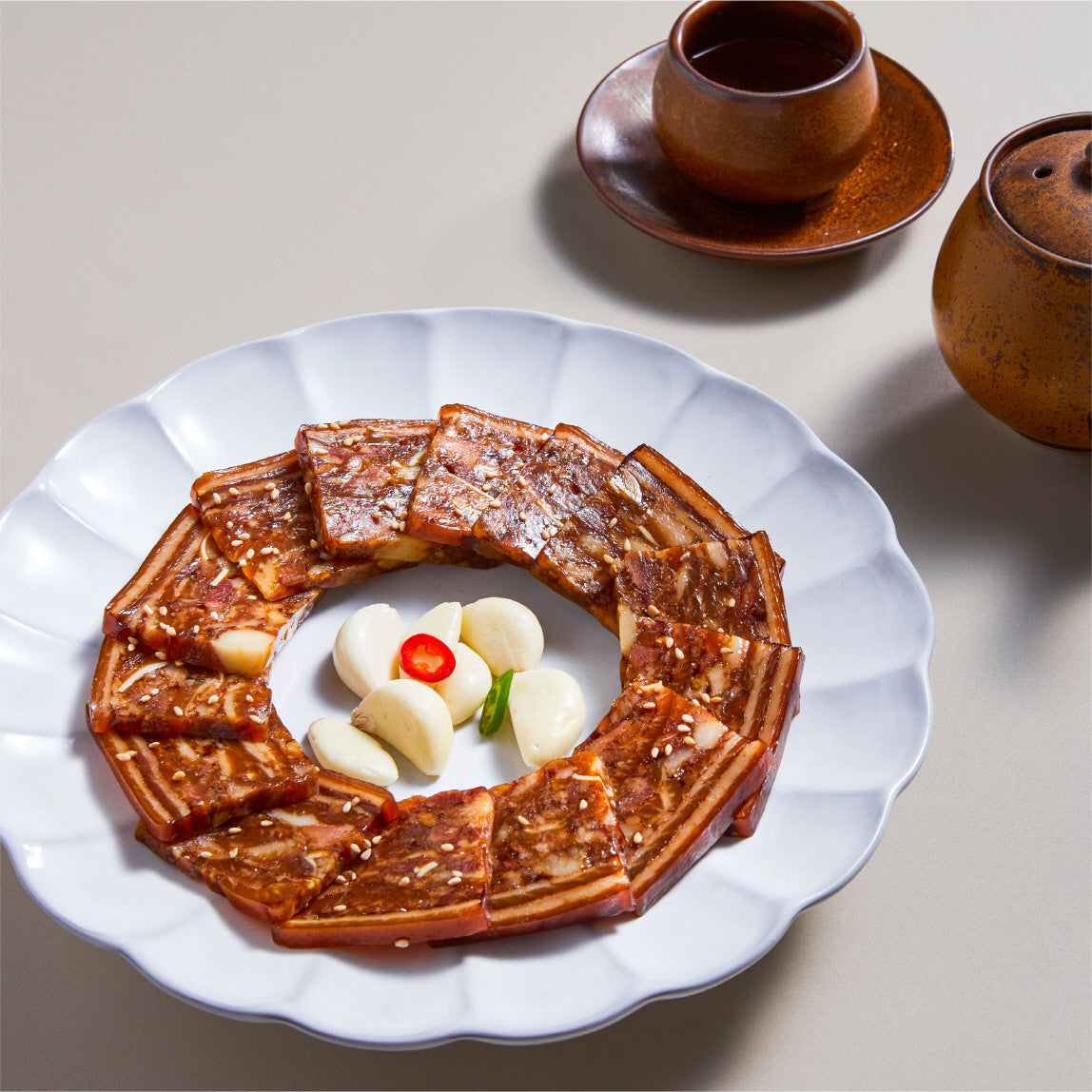 [DOORAEFOOD] Doorae Matna Pyunyook (Slices of boiled meat) SET 3ea