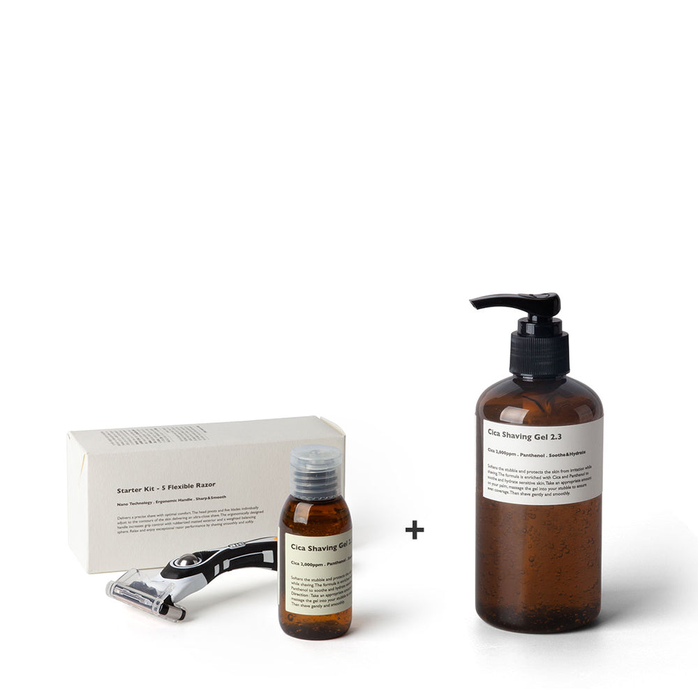 [Amazon Best Seller]LAZY SOCIETY Starter Kit + Shaving Gel 250ml