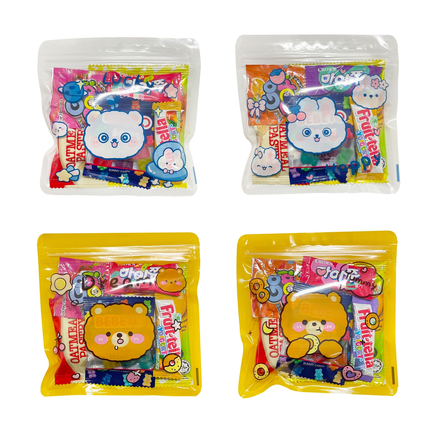 [FOUR SEASON GLOBAL] Bear & Rabbit Snack Pack SET 15ea